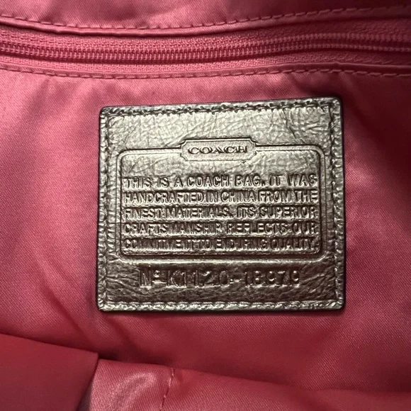 Coach Tan Signature Tote Bag - Picture 9 of 10